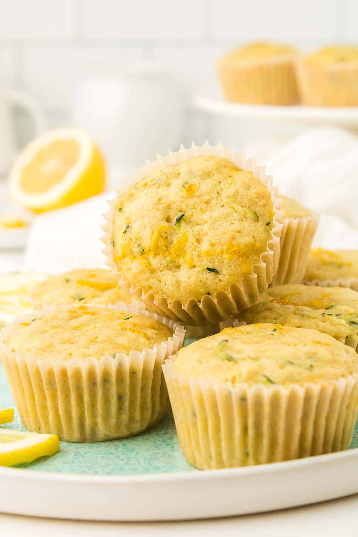 Lemon Zucchini Muffins
