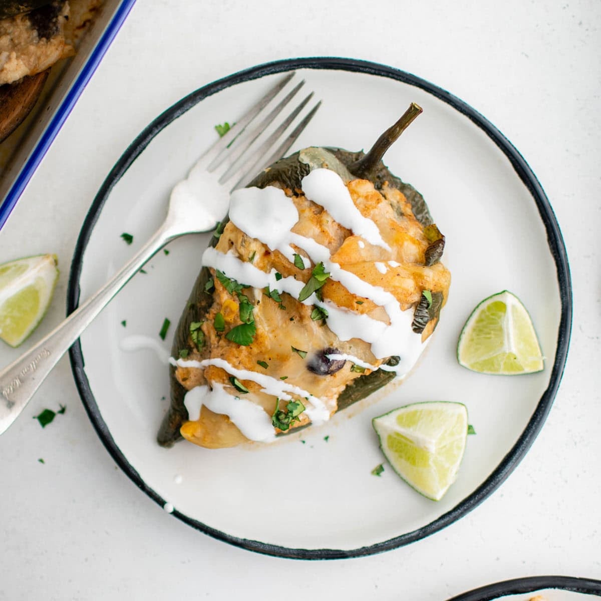 Stuffed Poblano Peppers