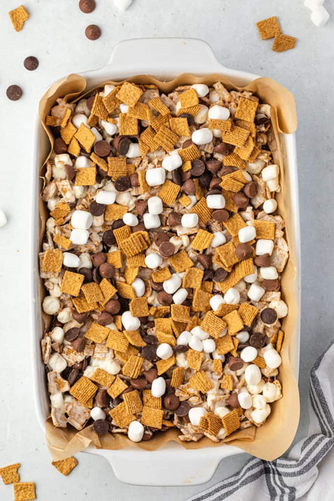 pan of smores bars