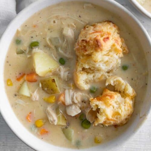 Chicken Pot Pie Soup - The Salty Marshmallow