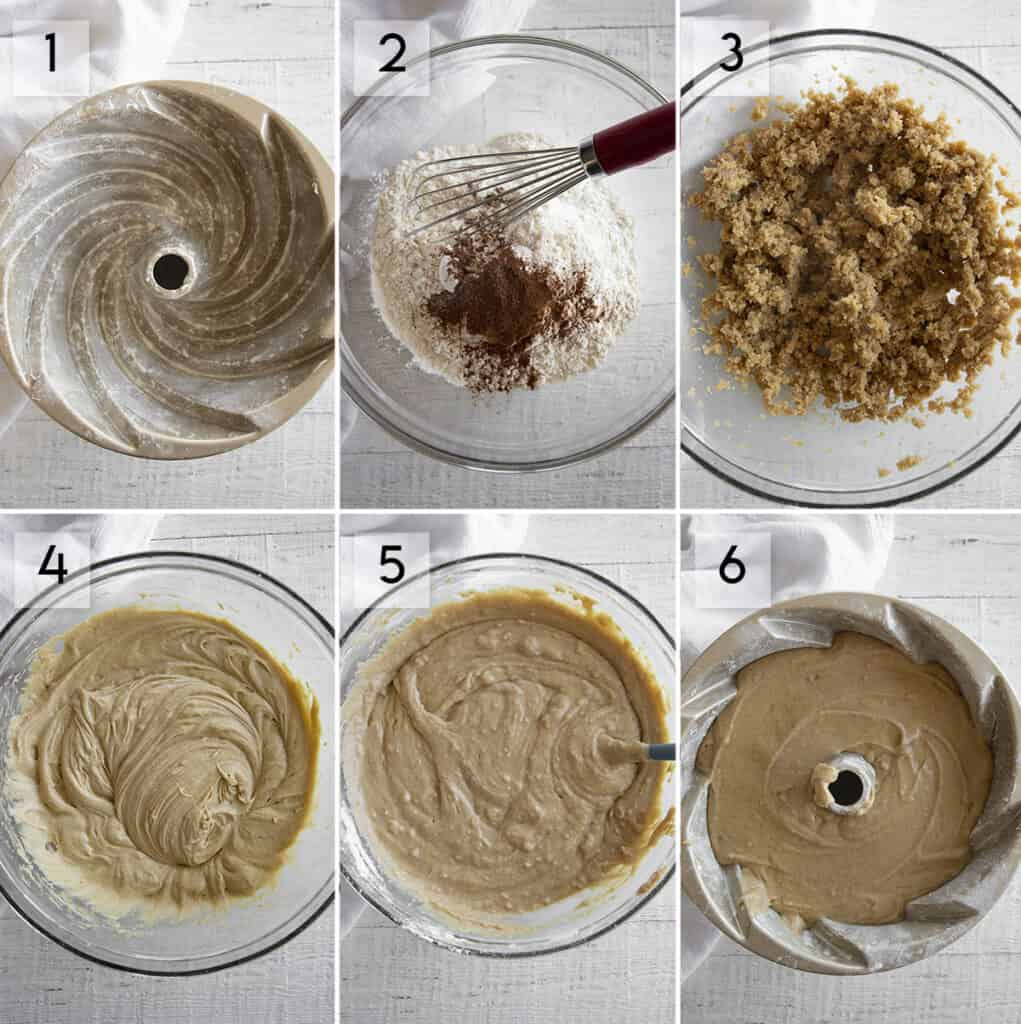 how to make maple cake photo collage