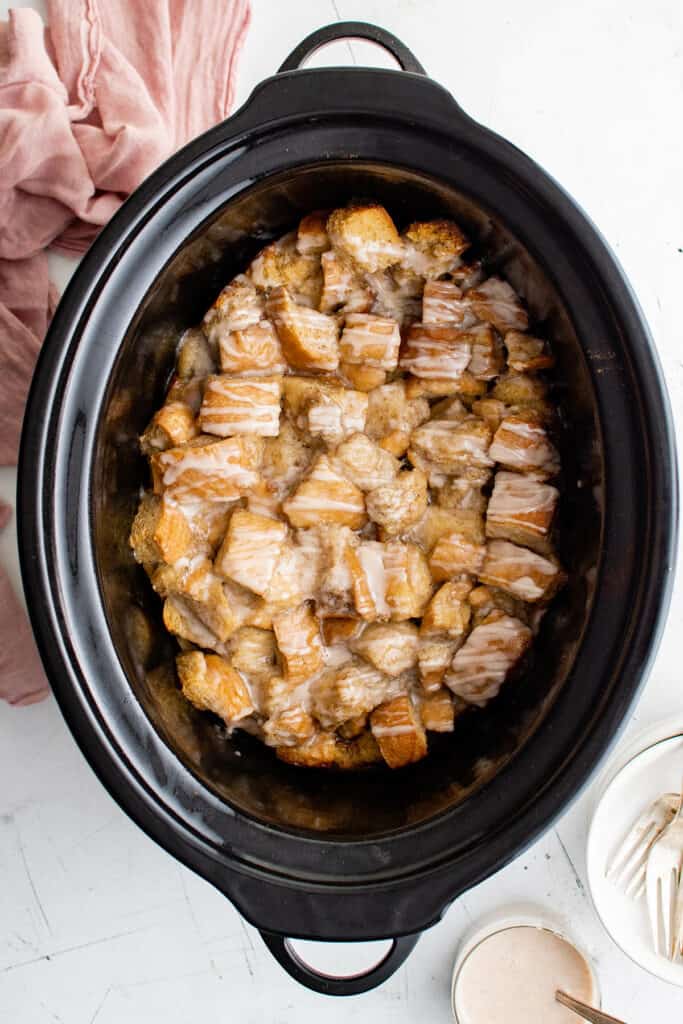 french toast casserole in the crockpot