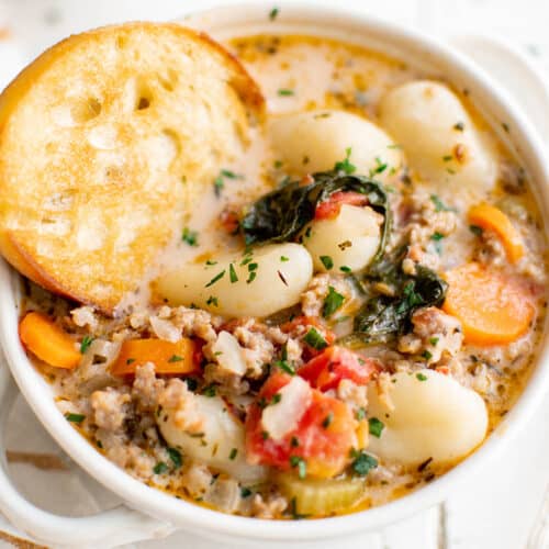 Sausage Gnocchi Soup The Salty Marshmallow