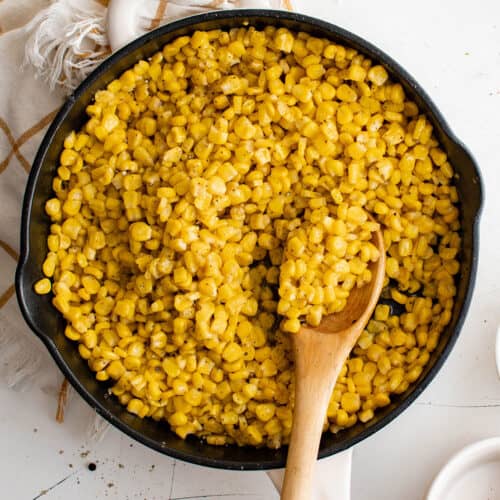 buttered corn recipe skillet