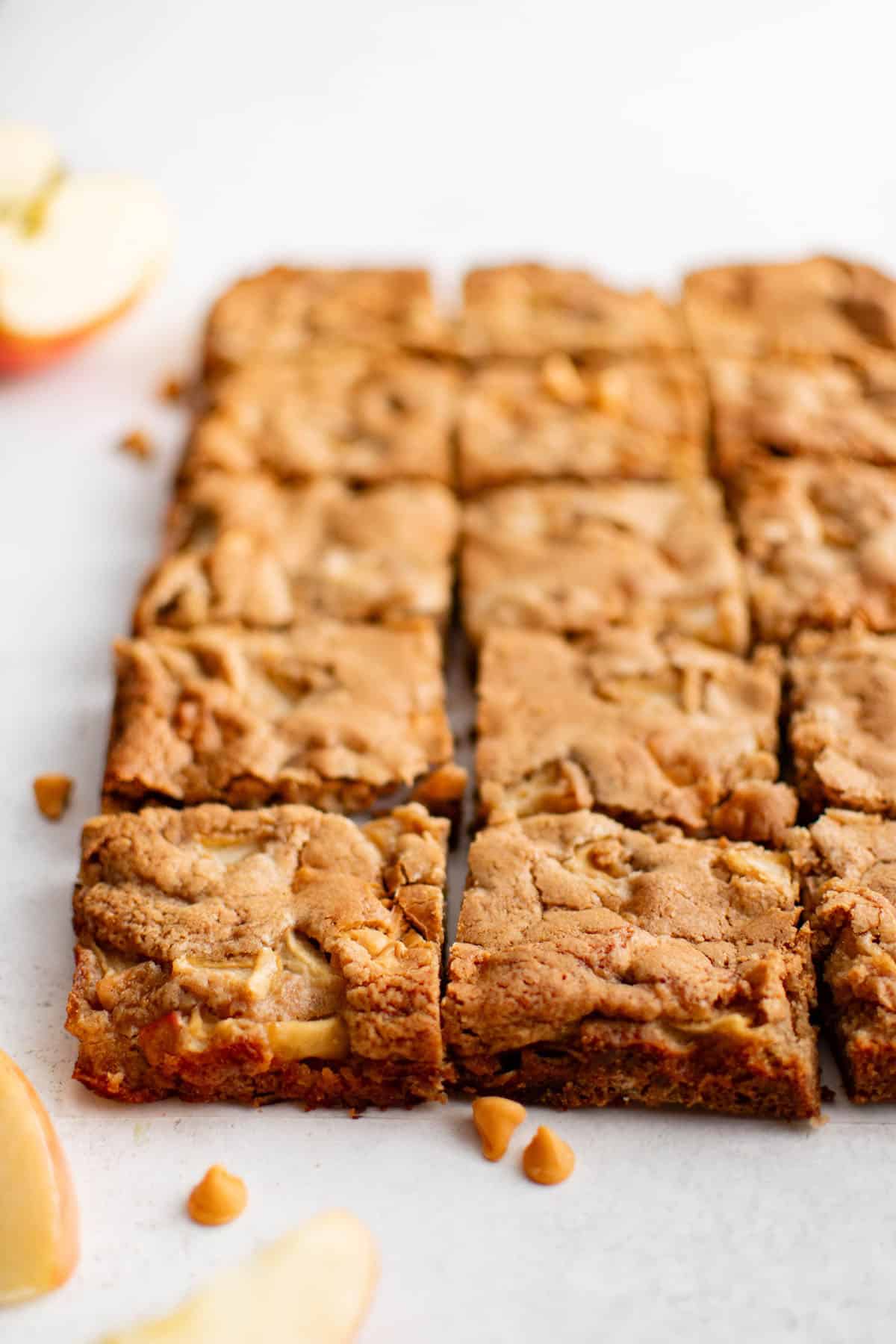 butterscotch apple blondies