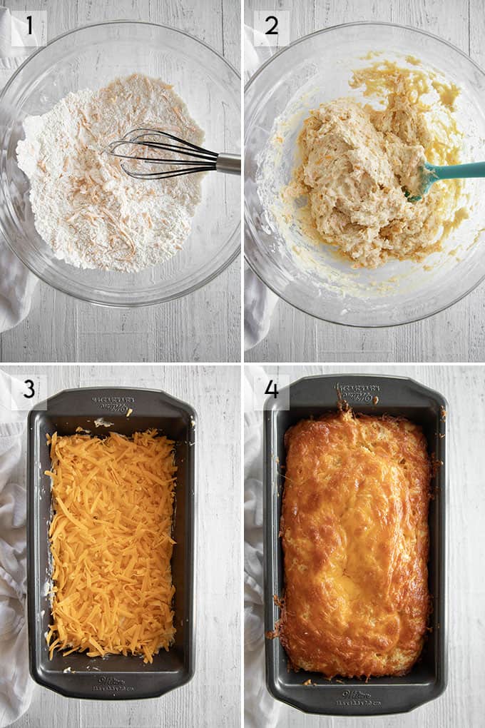 photo collage how to make cheese bread