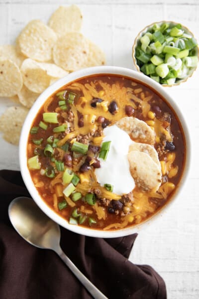 Taco Soup - The Salty Marshmallow