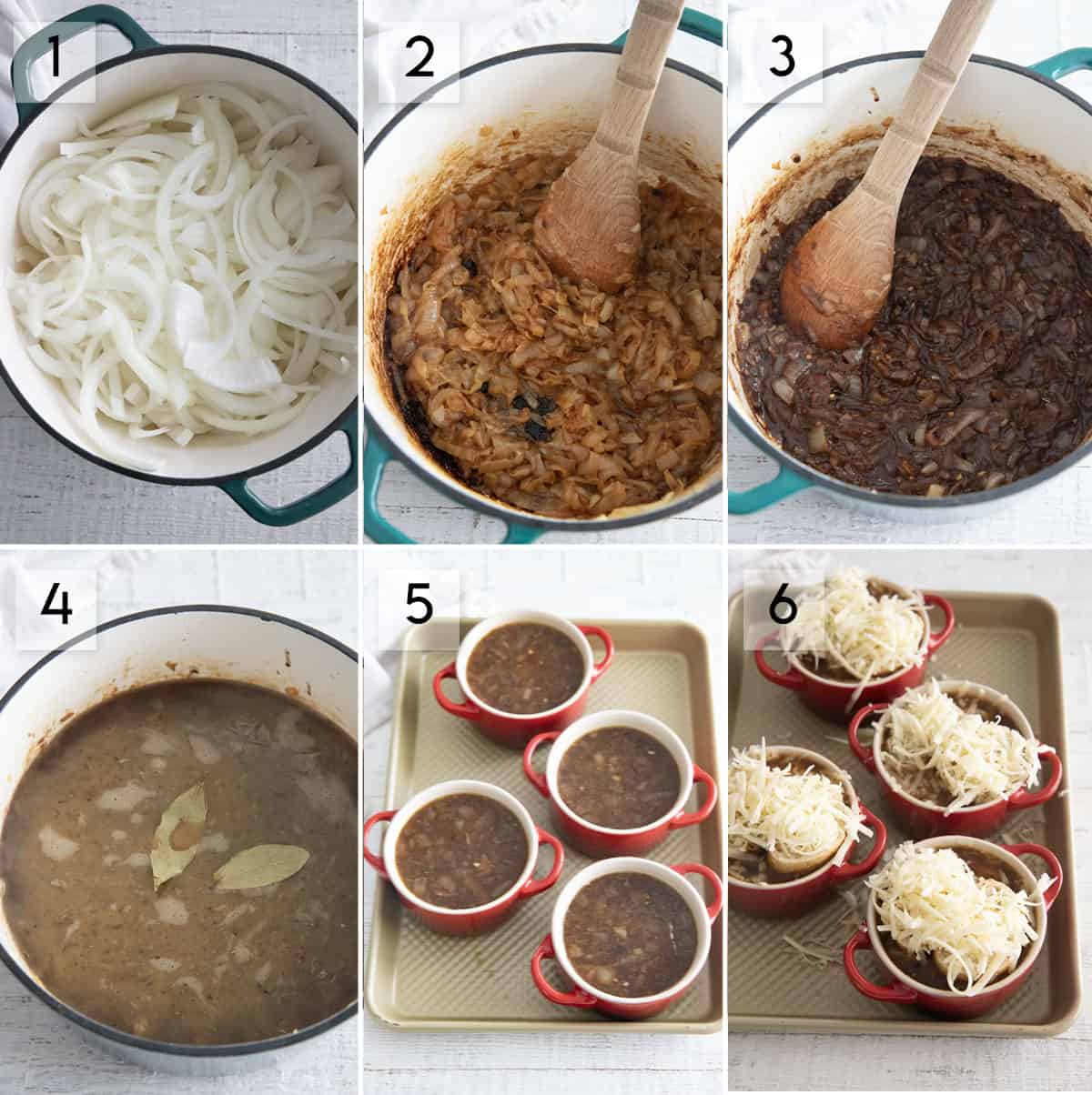 photo collage how to make french onion soup