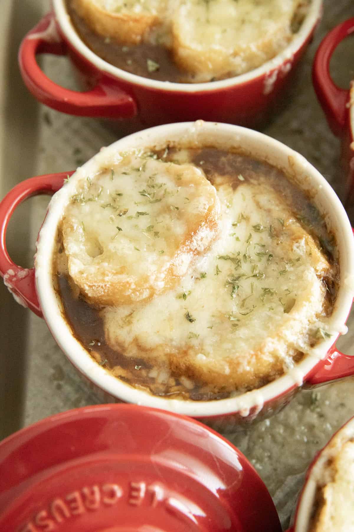 french onion soup in a bowl