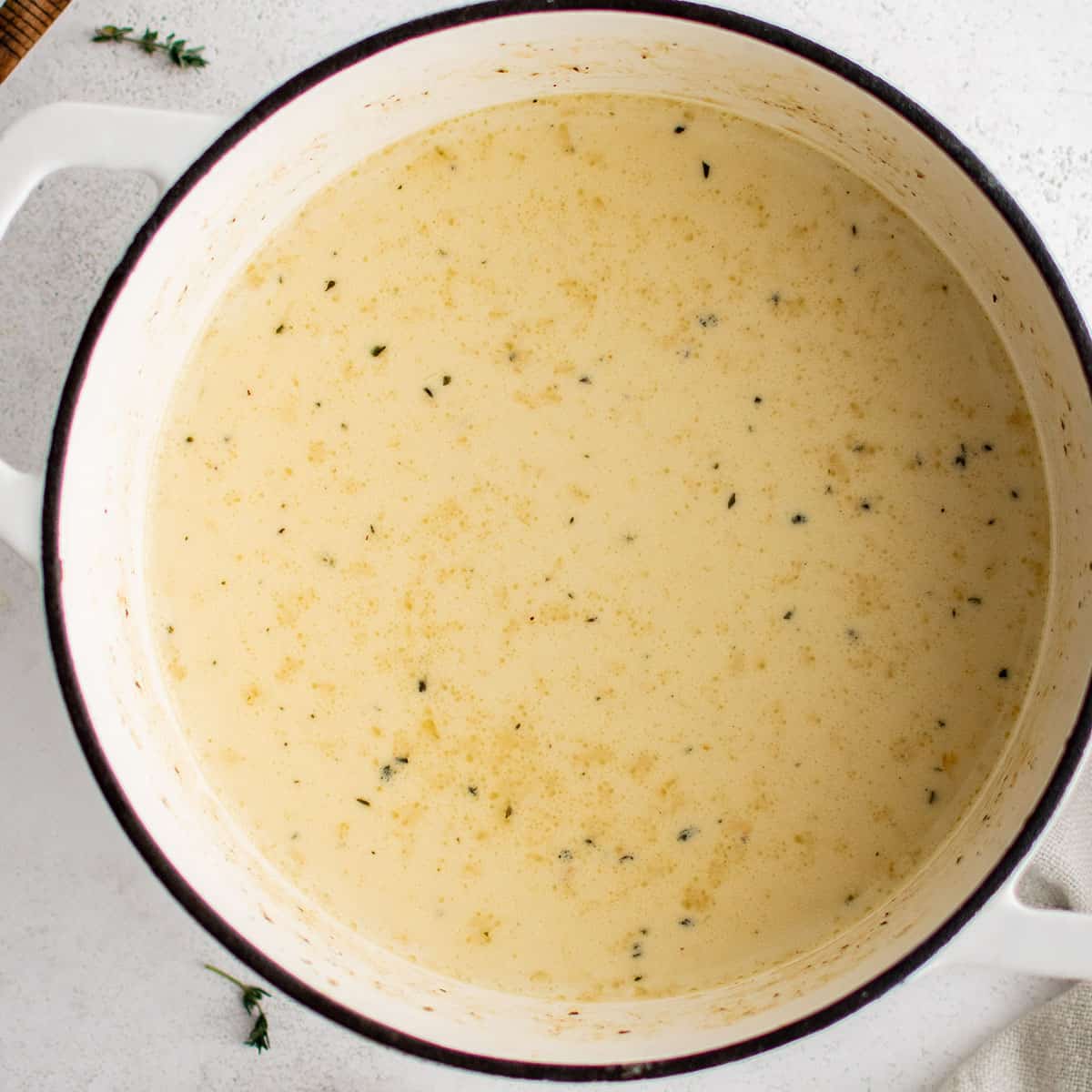 Roasted Garlic Soup - The Salty Marshmallow