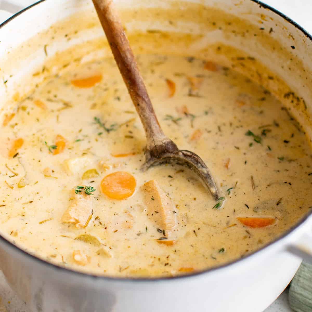 Creamy Chicken Stew - The Salty Marshmallow