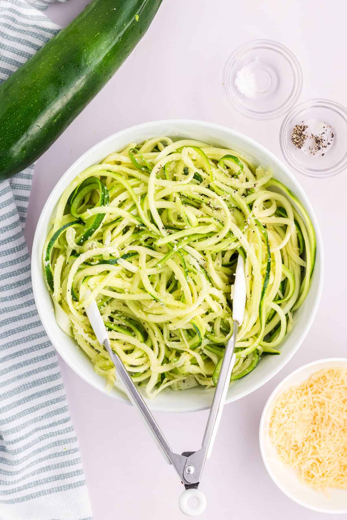 zoodles in a bowl