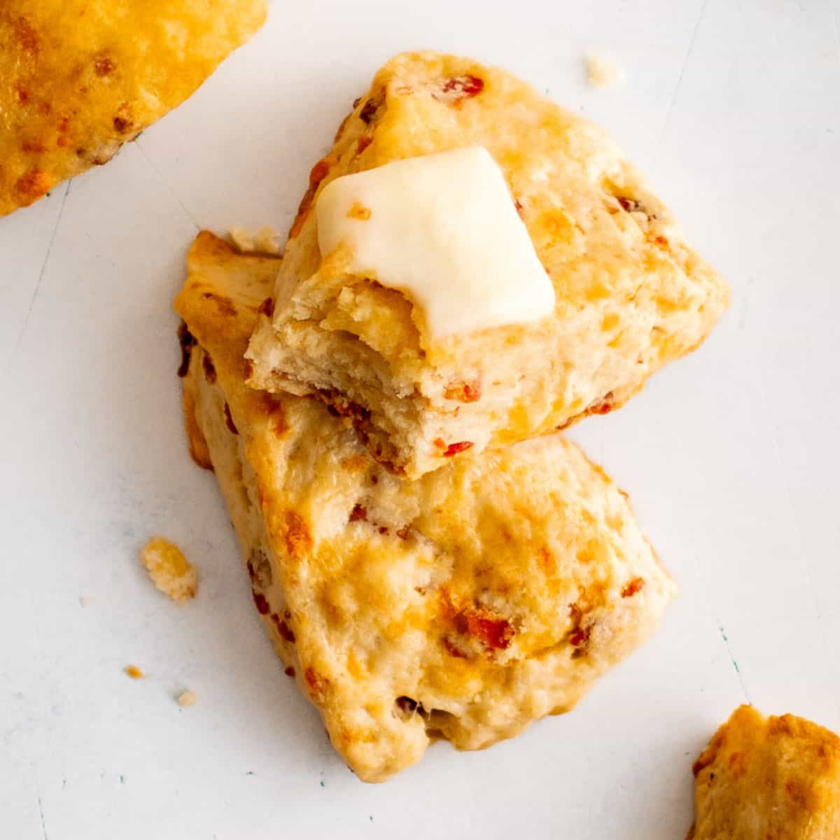 Savory Bacon Cheese Scones