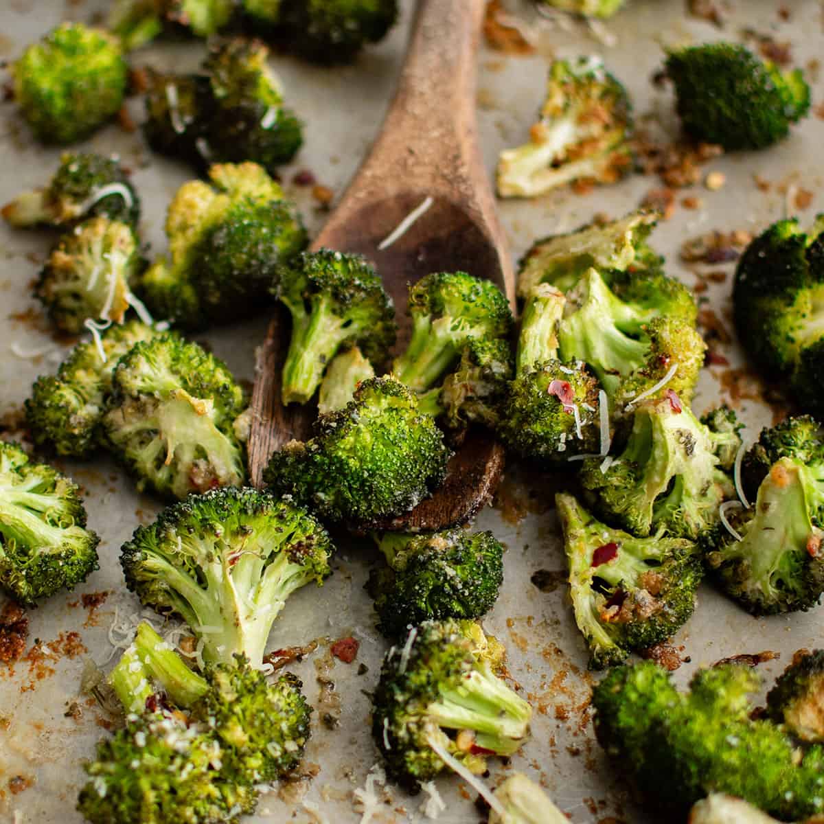 Parmesan Ranch Baked Broccoli