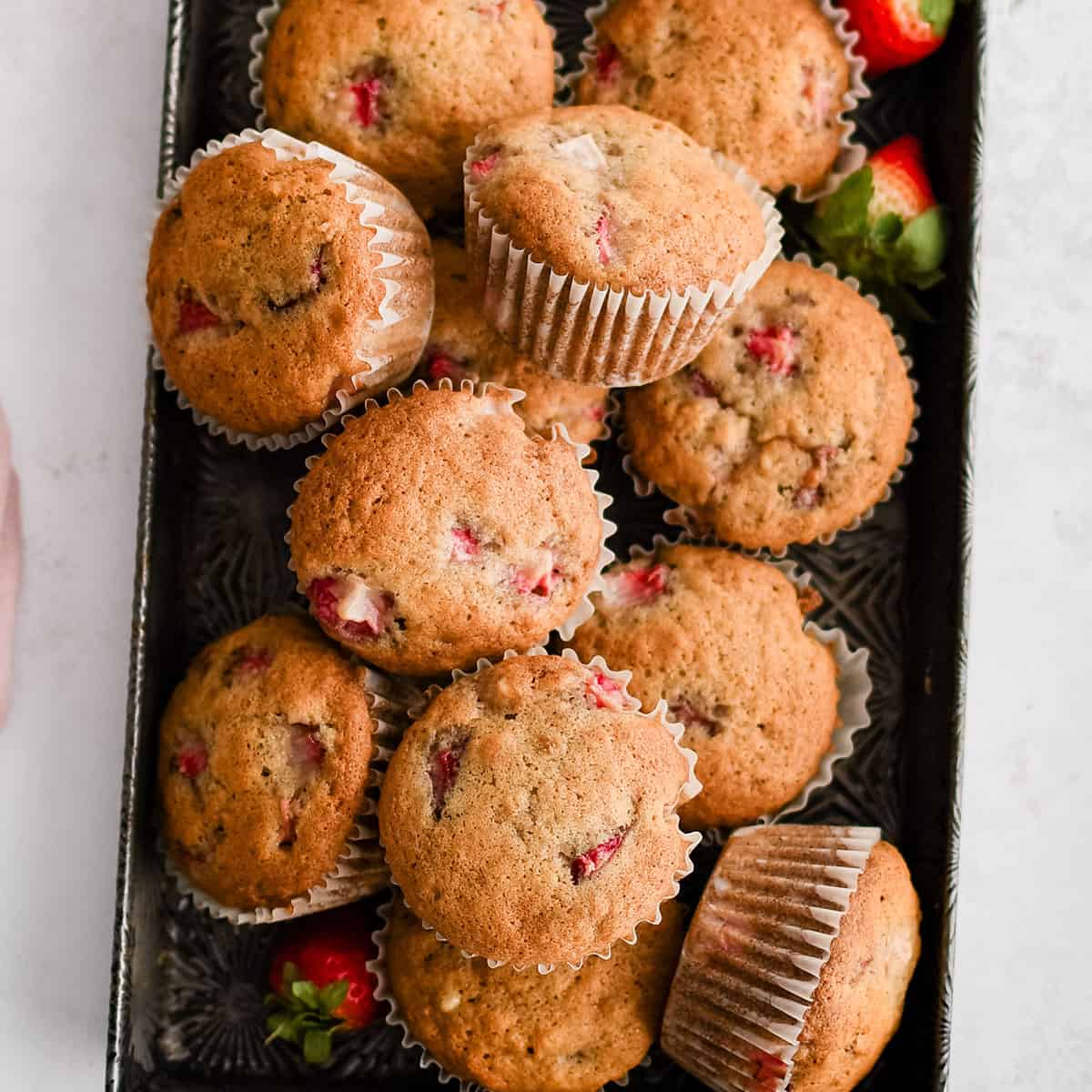 Strawberry Banana Muffins