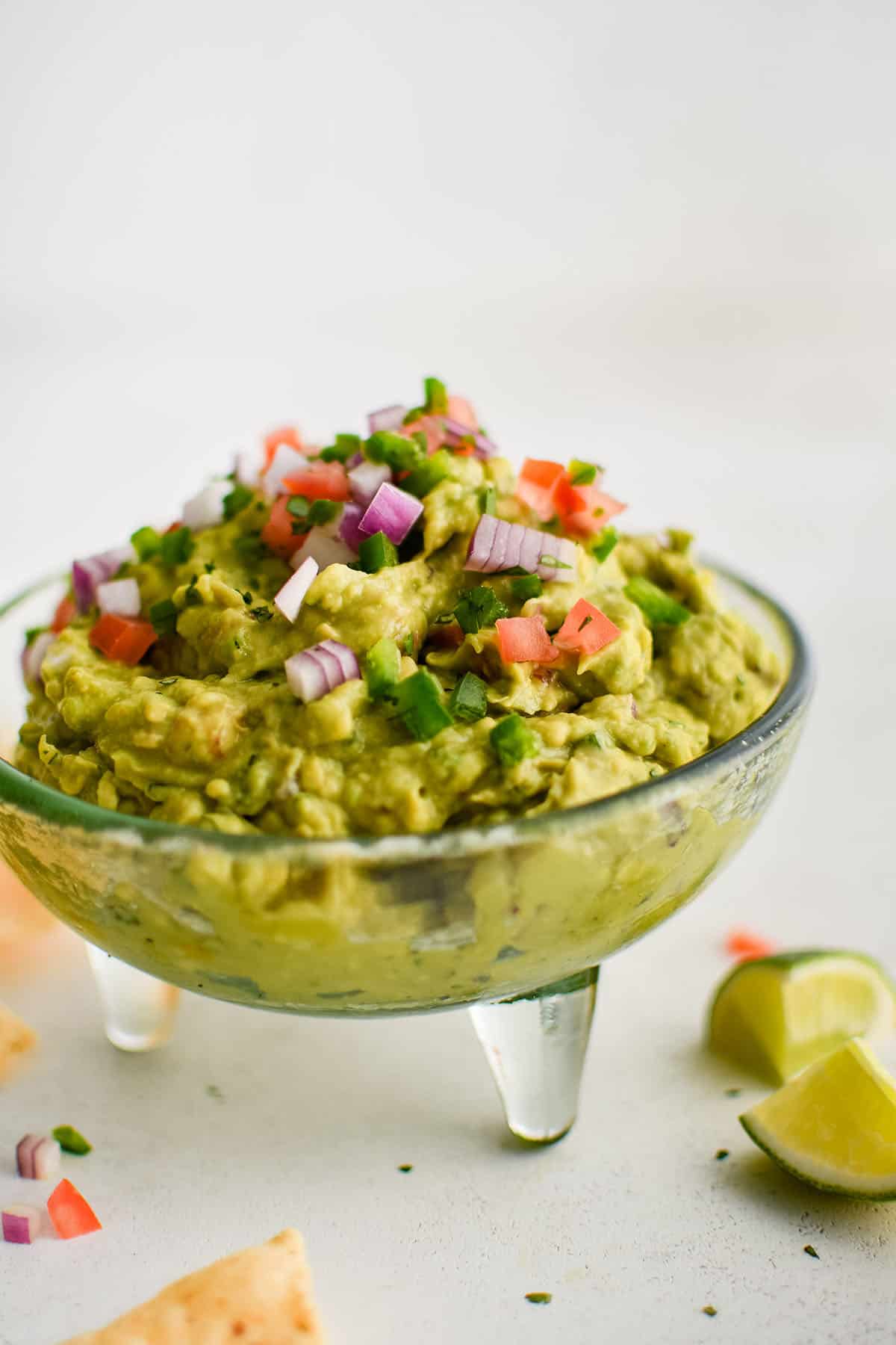guacamole in a serving bowl