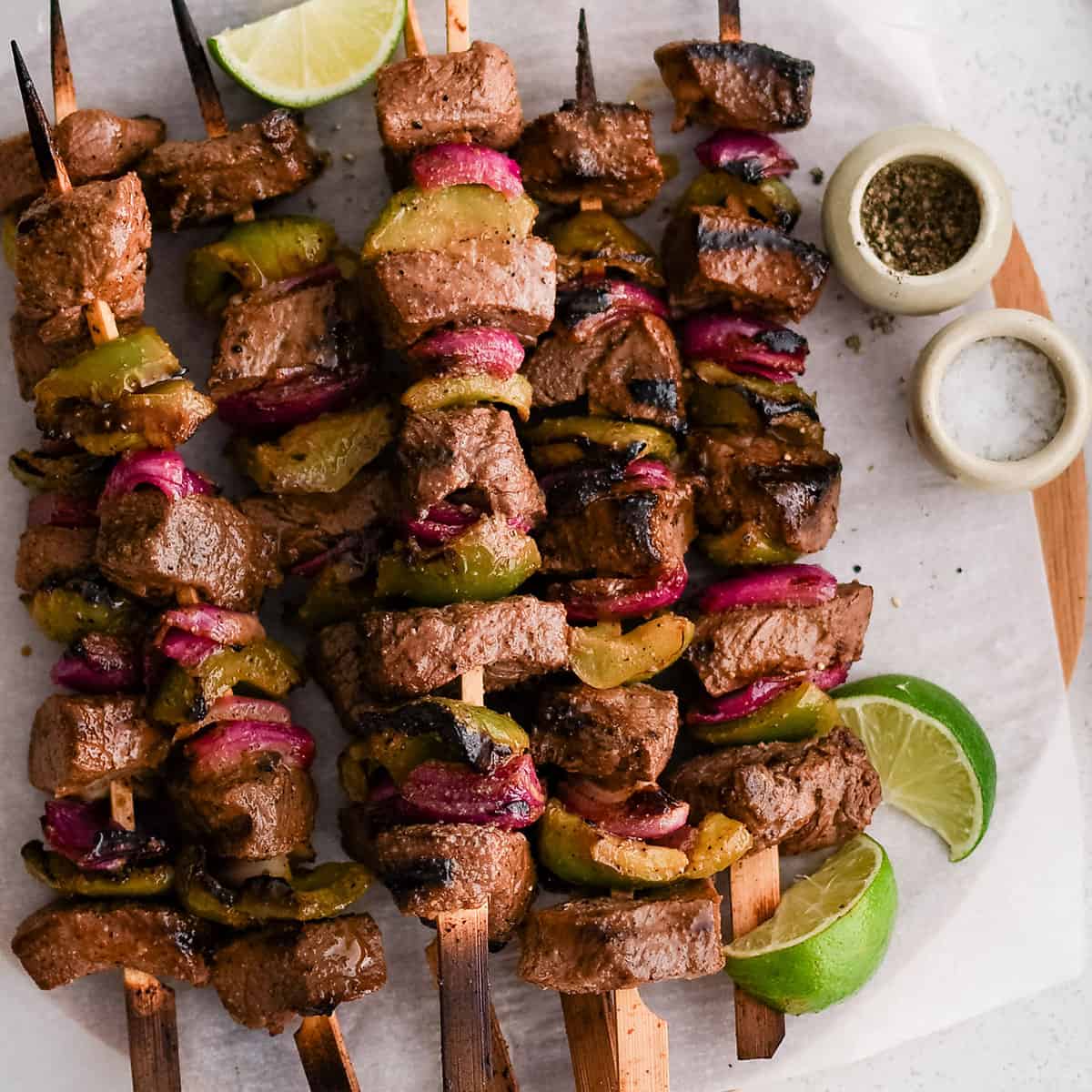 Grilled Steak Kabobs - The Salty Marshmallow