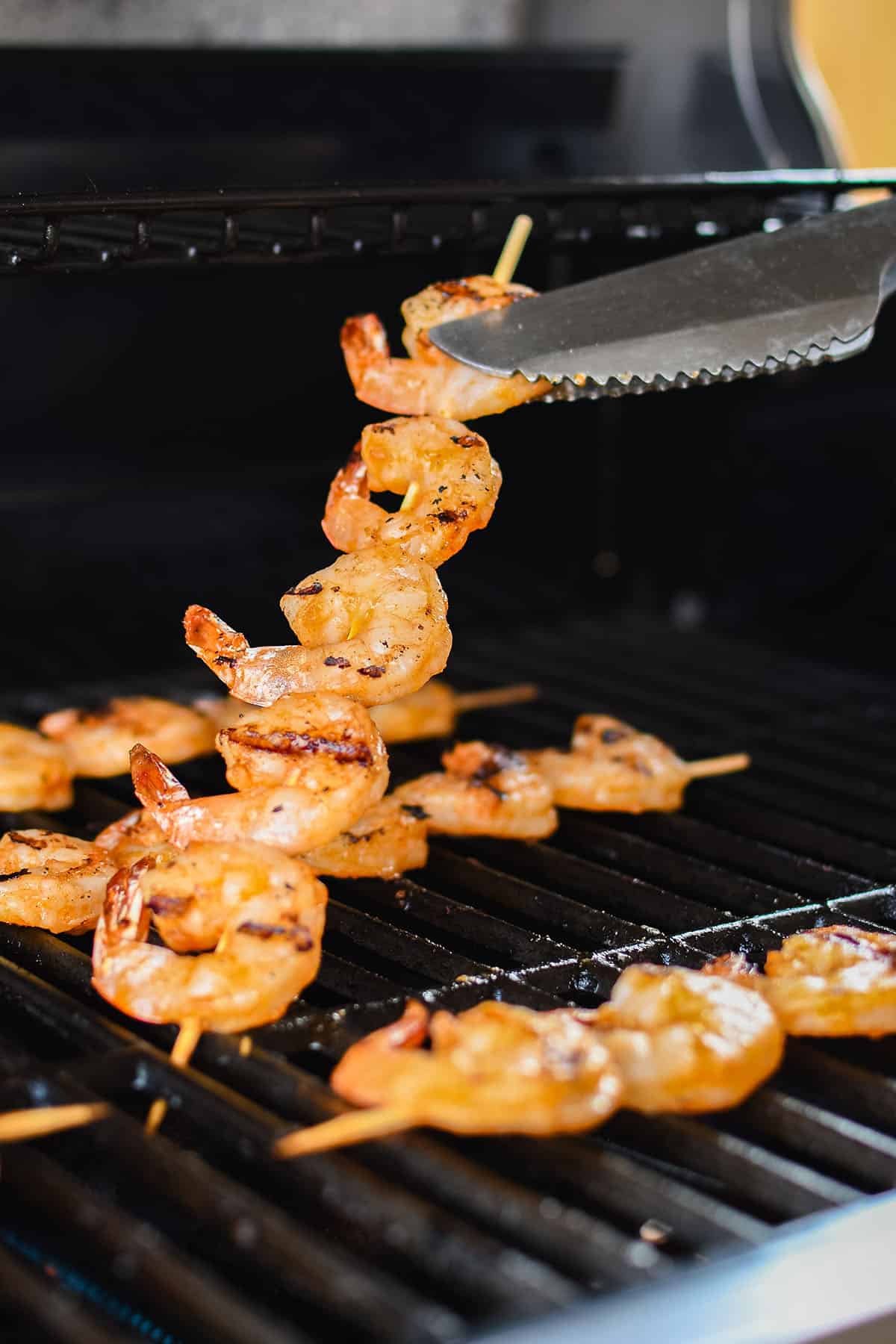 shrimp on the grill