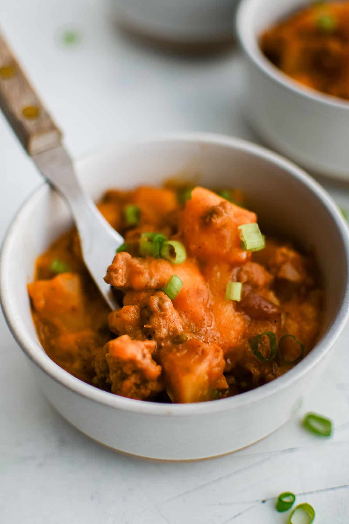 cowboy casserole in a bowl