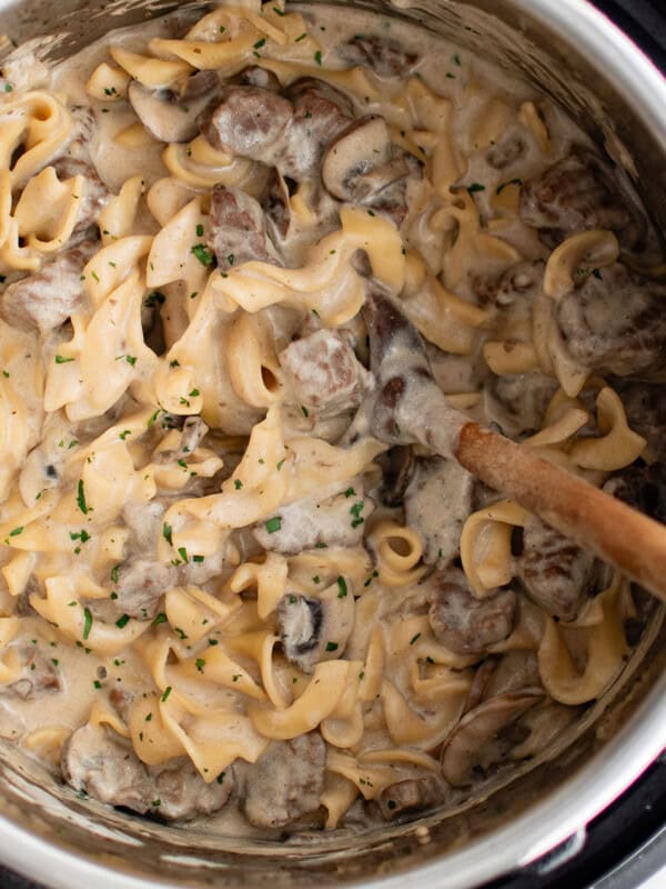 instant pot beef stroganoff