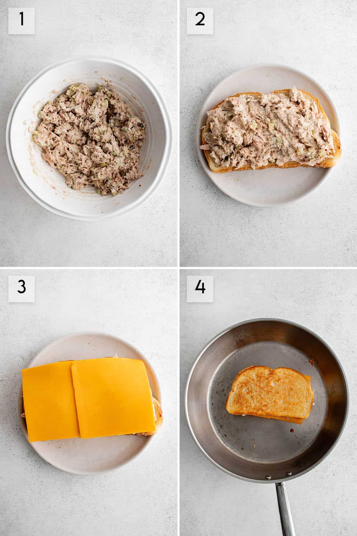 photo collage how to make a tuna melt