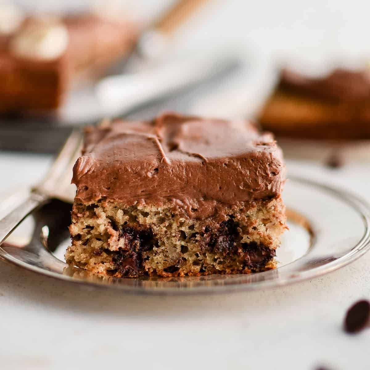 Banana Chocolate Chip Cake
