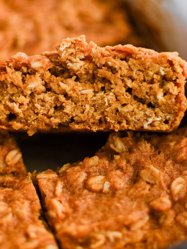 brown butter pumpkin oatmeal bars