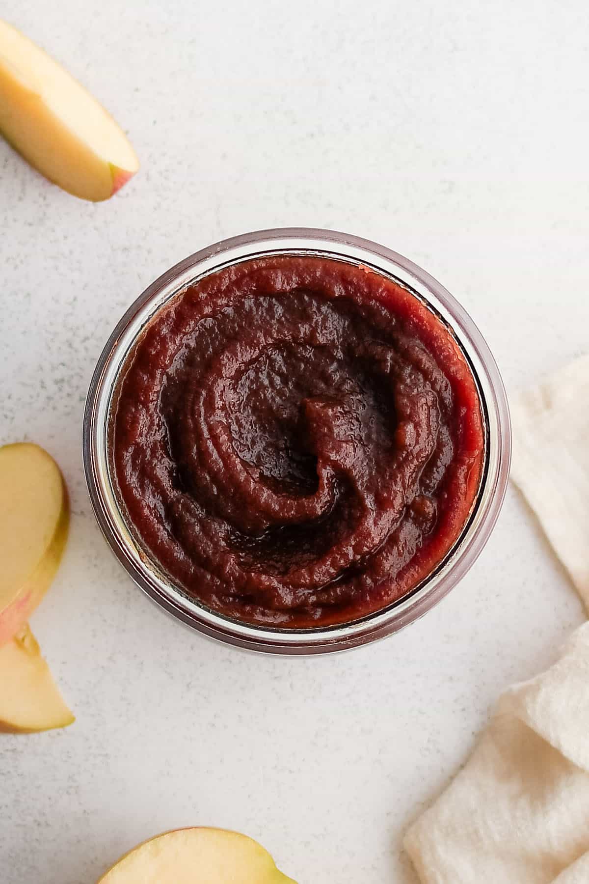 apple butter in a dish