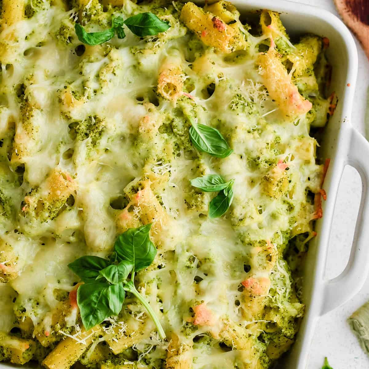 Winter Broccoli Pesto Baked Pasta-image