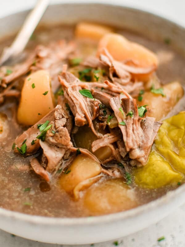 mississippi roast soup recipe in a bowl