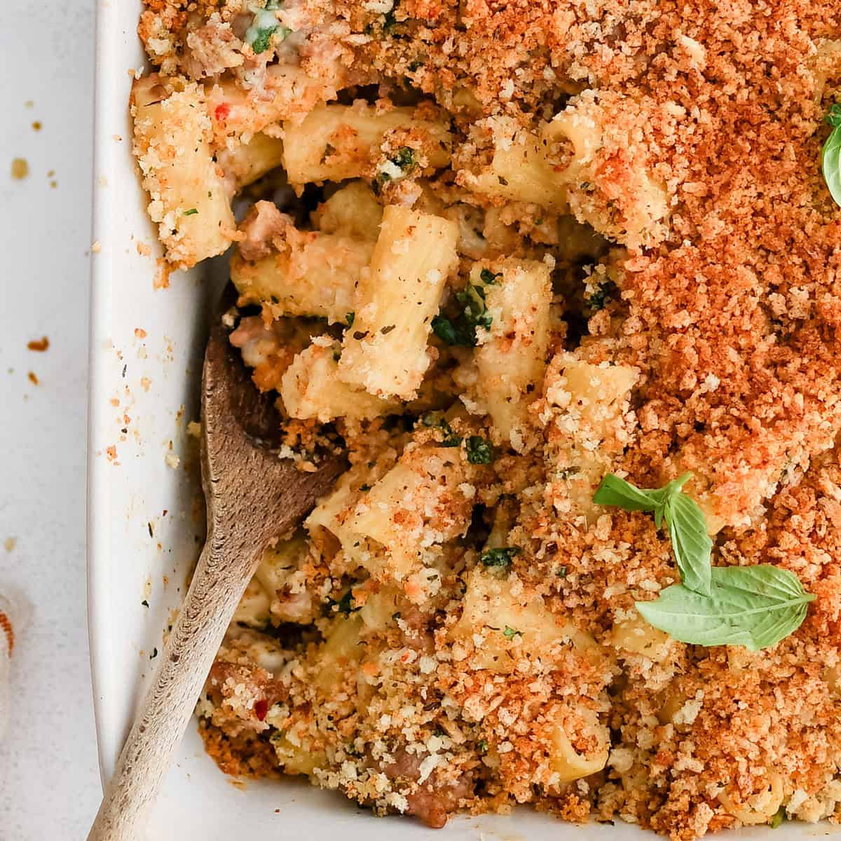 Three Cheese Rigatoni