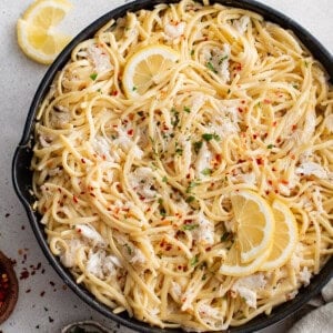 picture of crab pasta