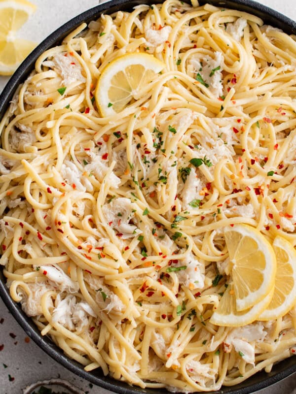 picture of crab pasta