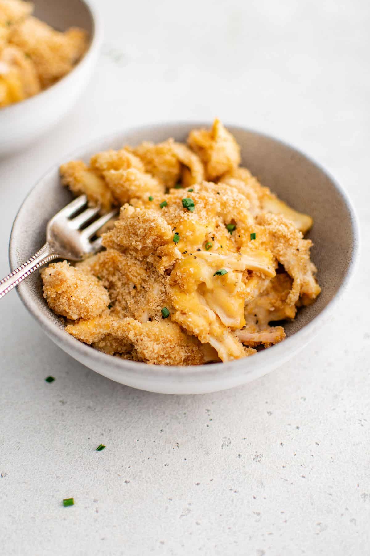 photo of huntington chicken casserole in a bowl