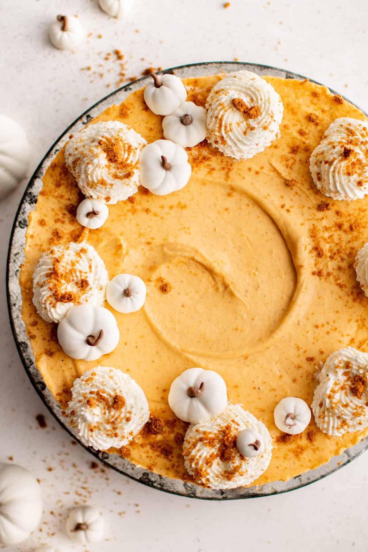 no bake pumpkin cheesecake