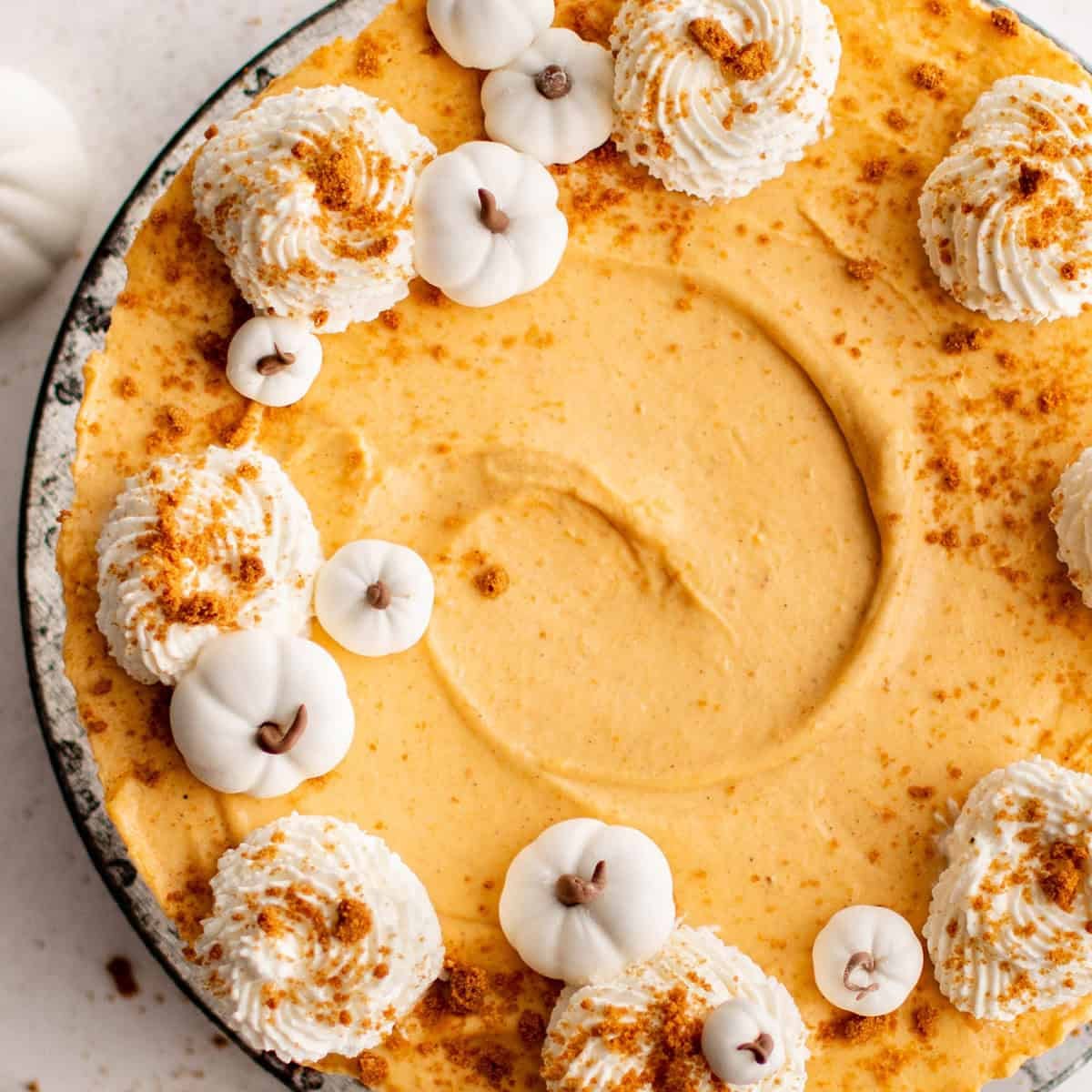 No Bake Pumpkin Cheesecake