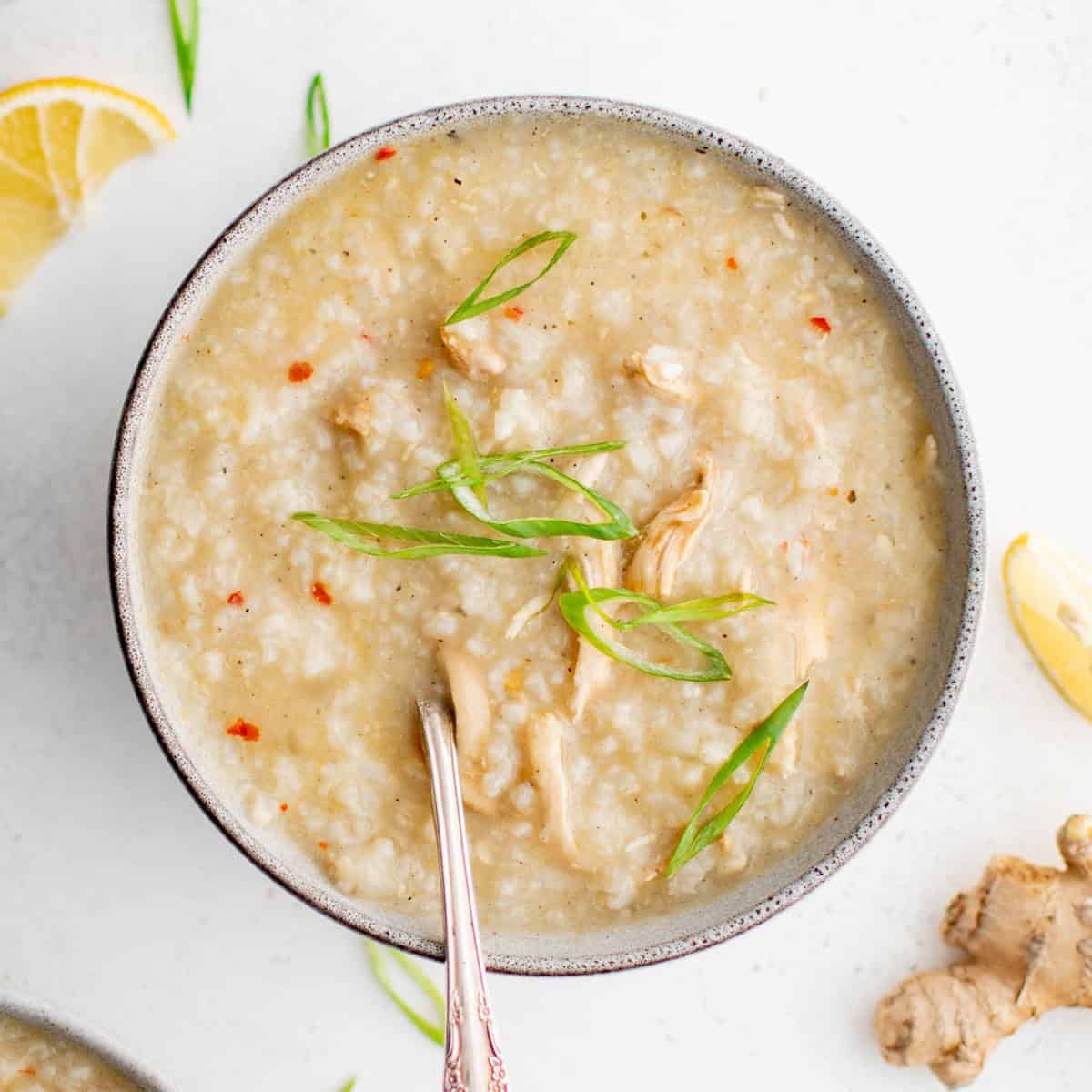 Ginger Chicken & Rice Soup