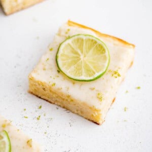 photo of lime brownies