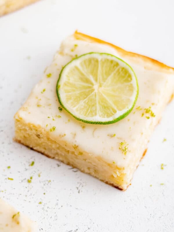 photo of lime brownies