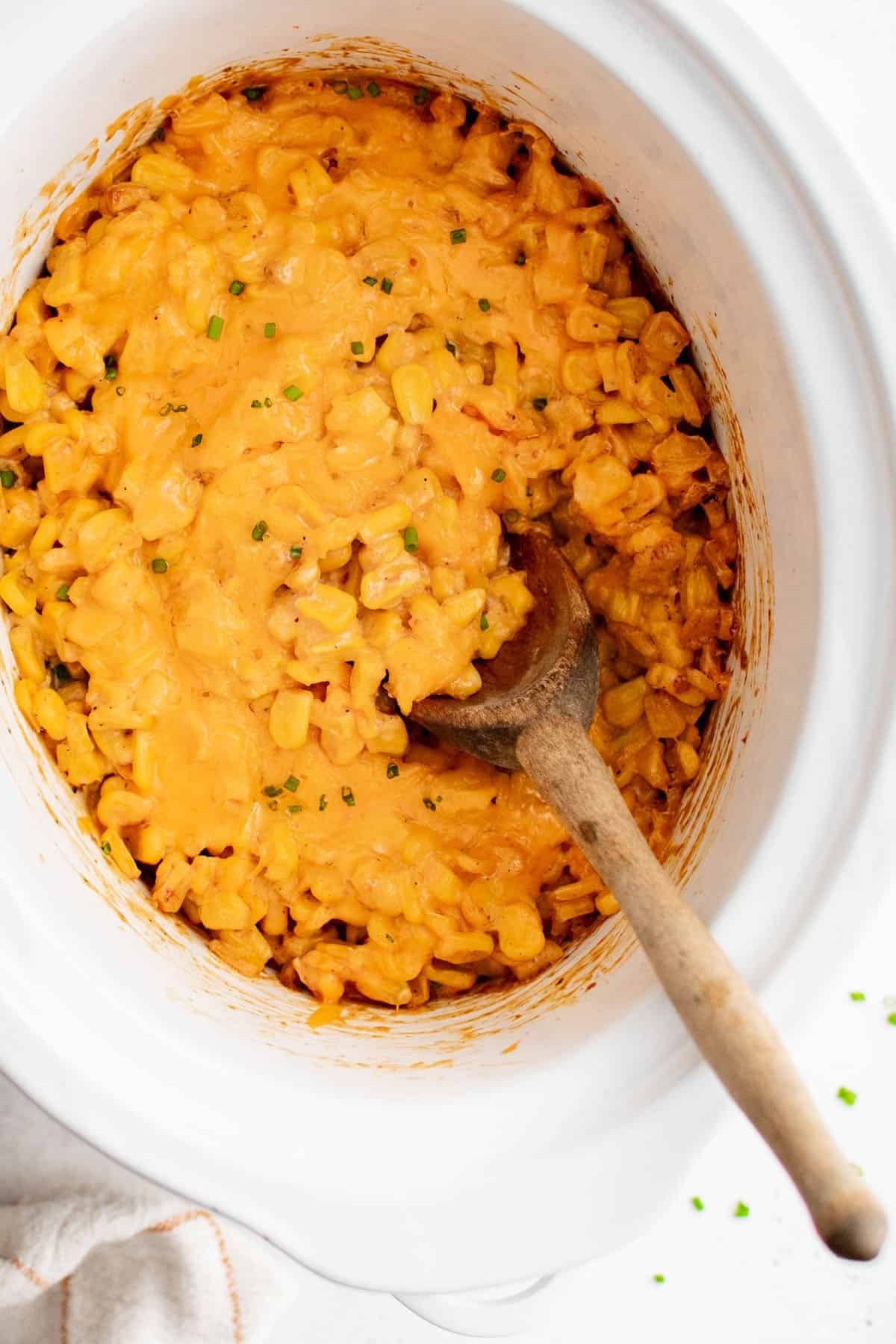 Cheesy Crockpot Corn