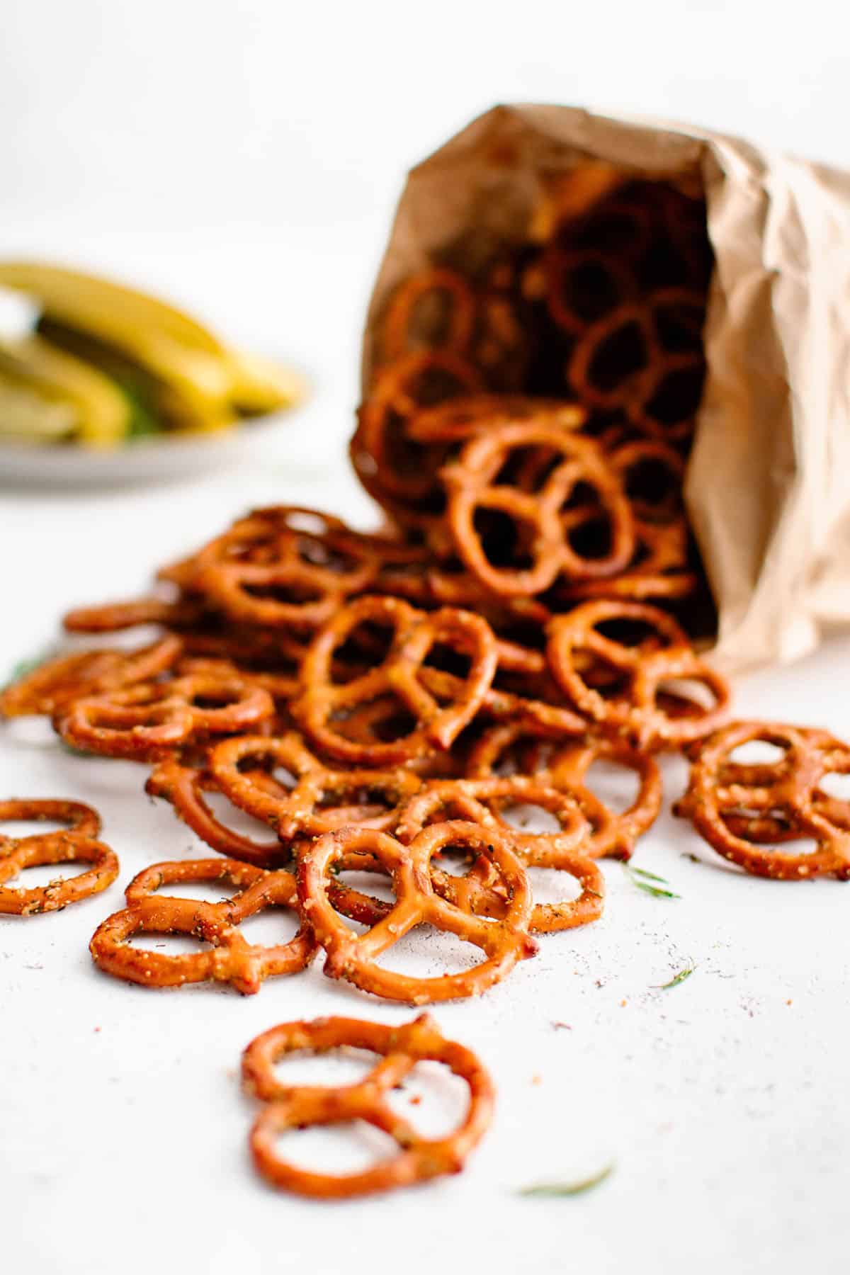 cajun dill pickle pretzels